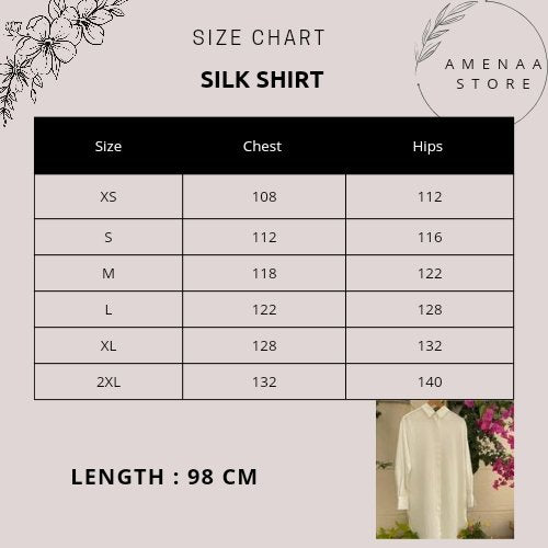 Silk Shirt - Black - Amenaa