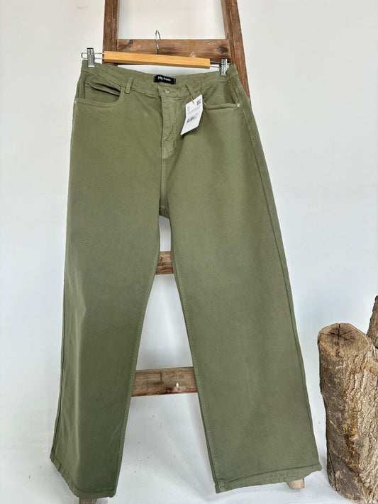 Gabardine Pants - Olive - Amenaa