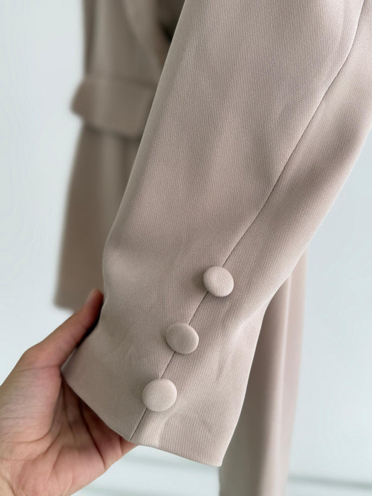 Classic Blazer - Beige - Amenaa