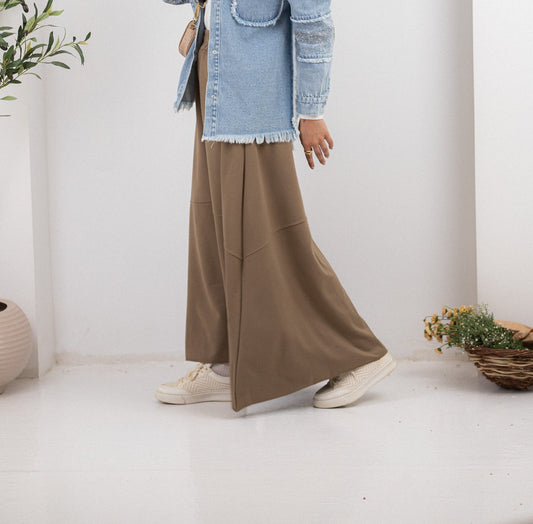 Chamois Skirt - Coffee Beige