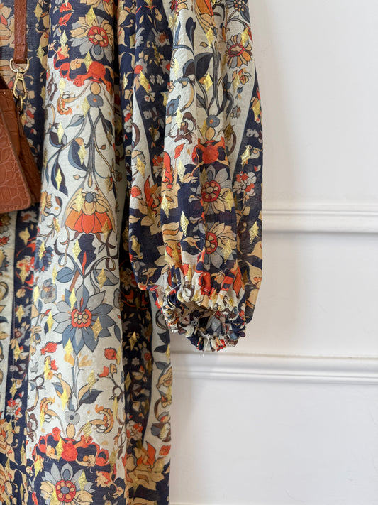 Navy Printed Kimono 20/41/2