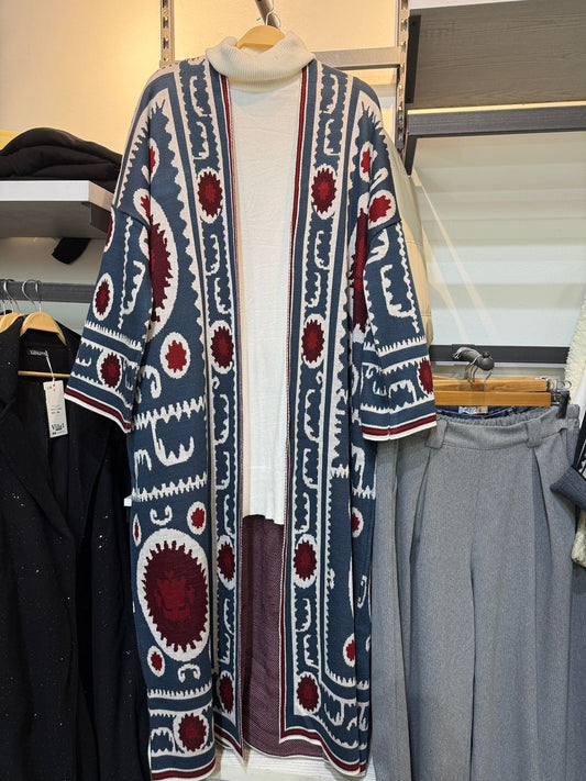 Long Knitted Kaftan - Amenaa