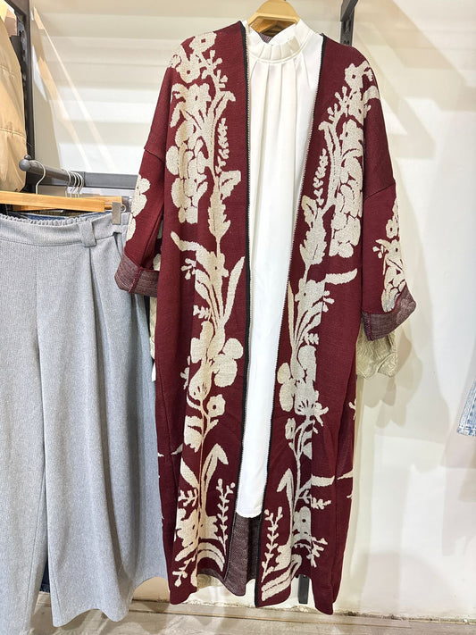 Floral Pattern Kaftan - Amenaa