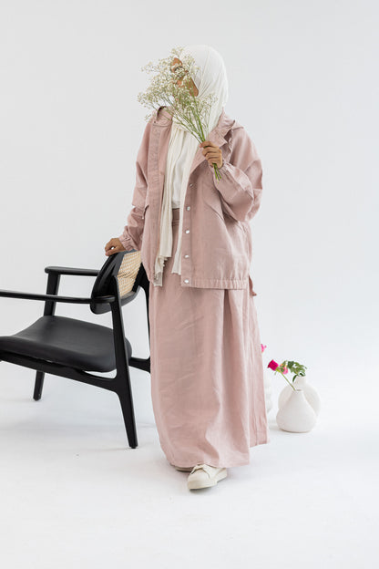 Pure Linen Pink Set