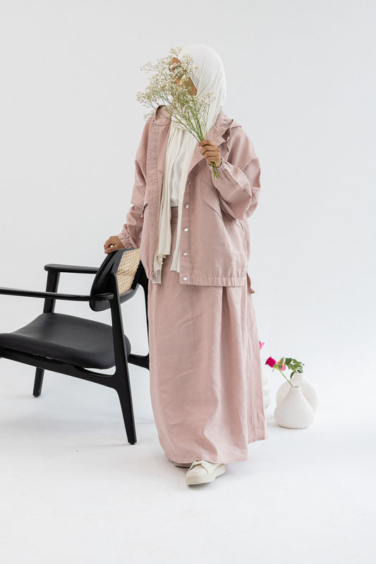 Pure Linen Pink Set