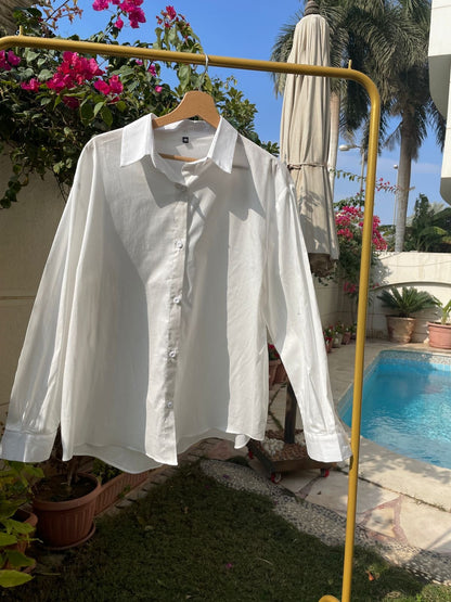 Basic Chemise - White - Amenaa