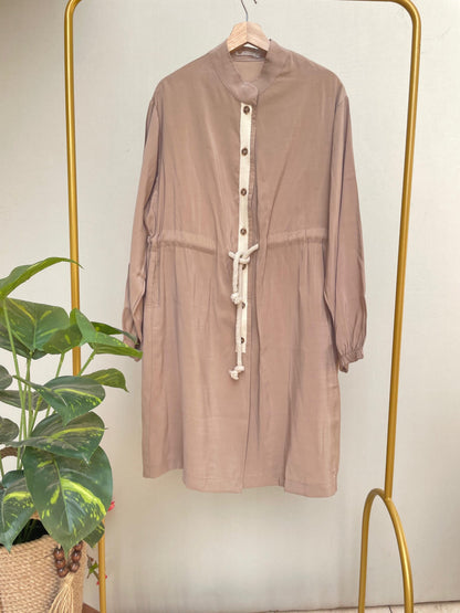 Tencel Cape - Beige - Amenaa
