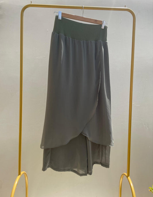 Jupe Ponta - Olive - Amenaa