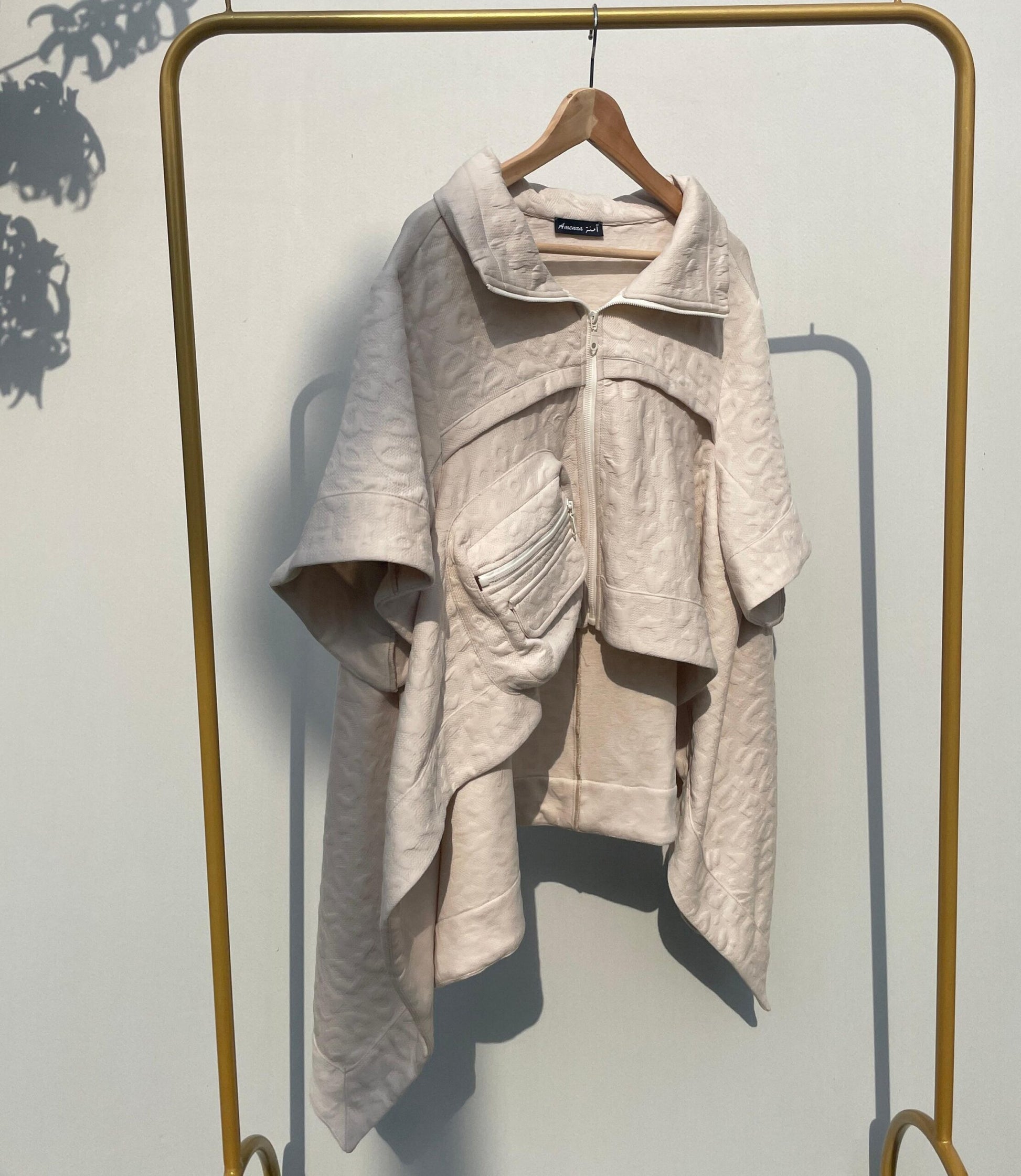 High Low Jacket - Beige - Amenaa