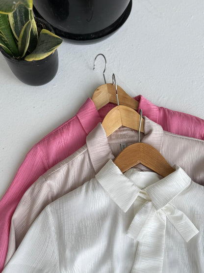 Simple Blouse - Pink - Amenaa