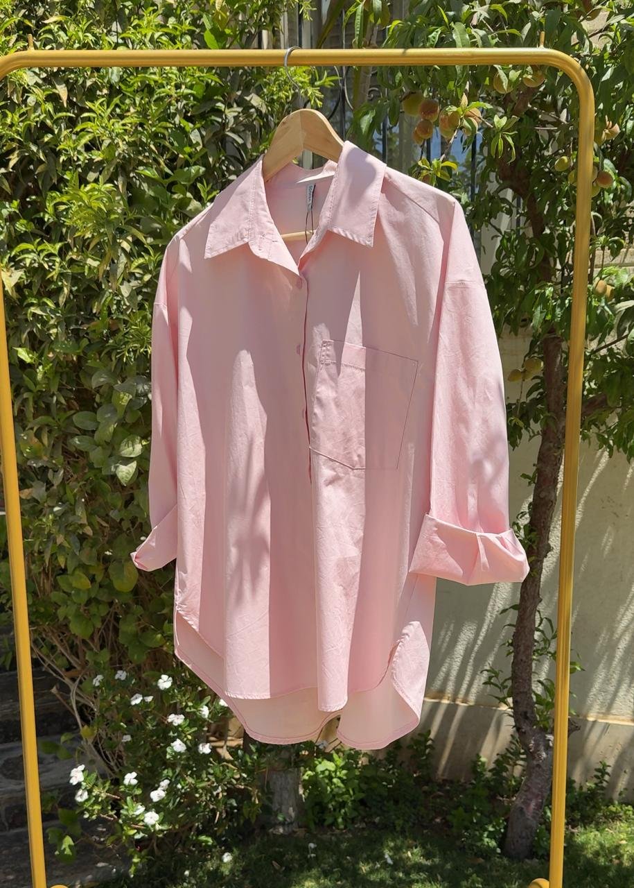 Basic Shirt - Pink - Amenaa