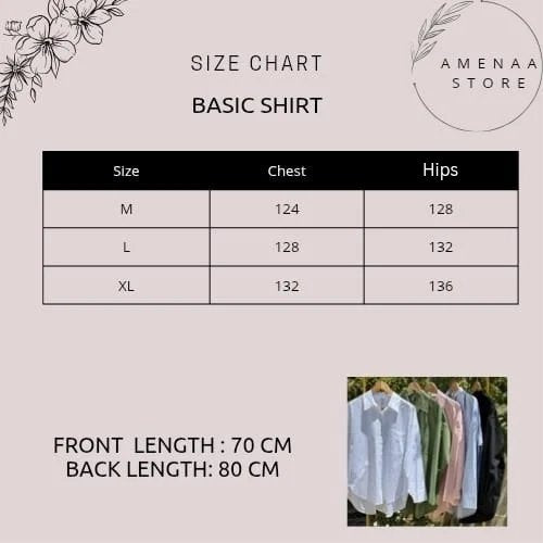 Basic Shirt - Black - Amenaa