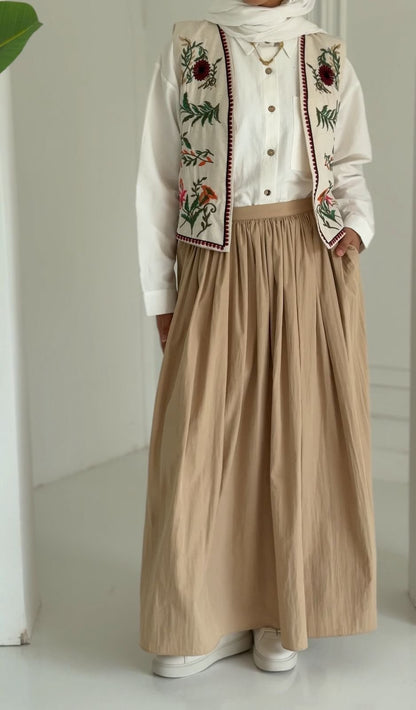 Basic Skirt - Olive - Amenaa