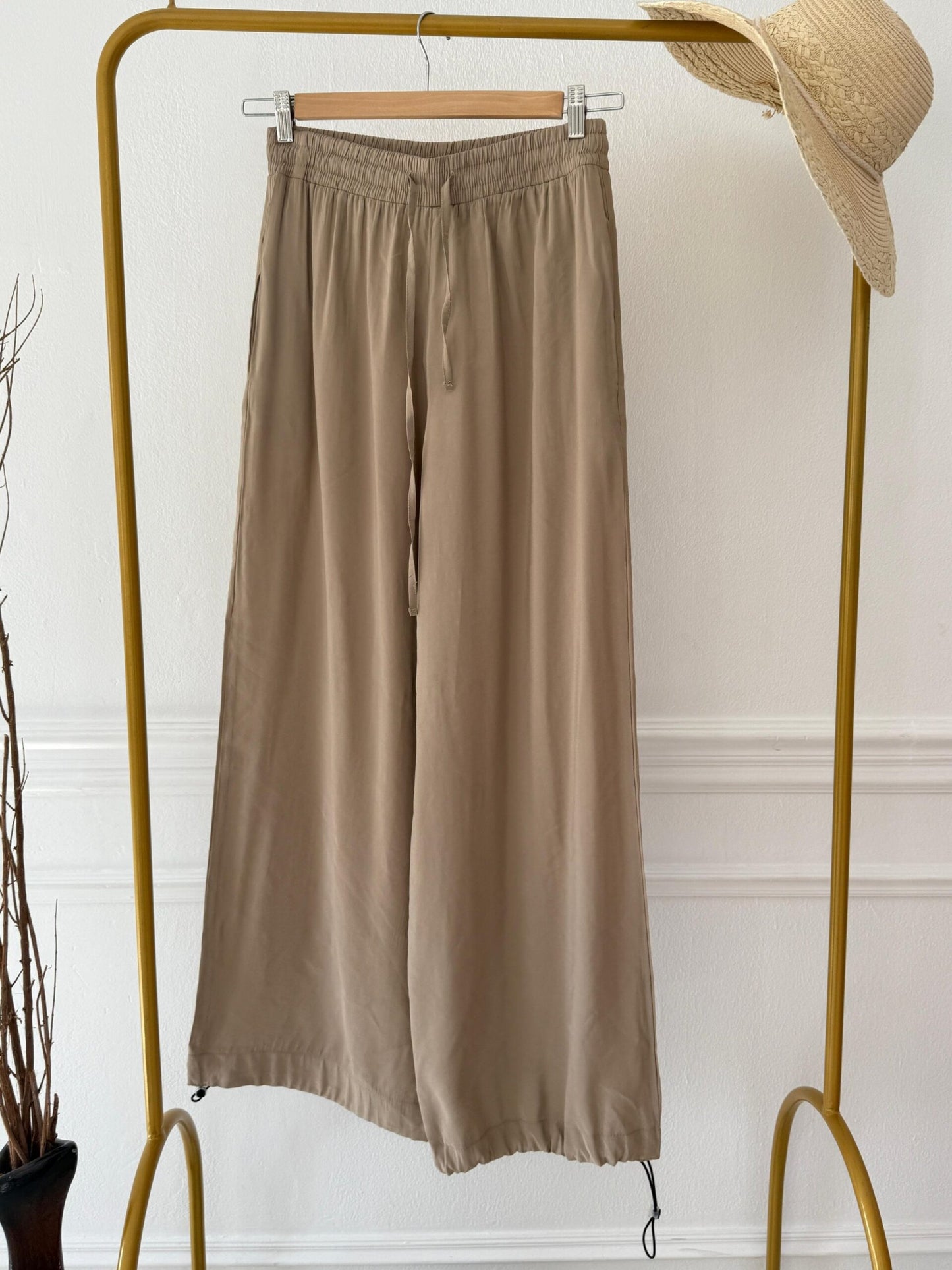 Tencel Pants - Black - Amenaa