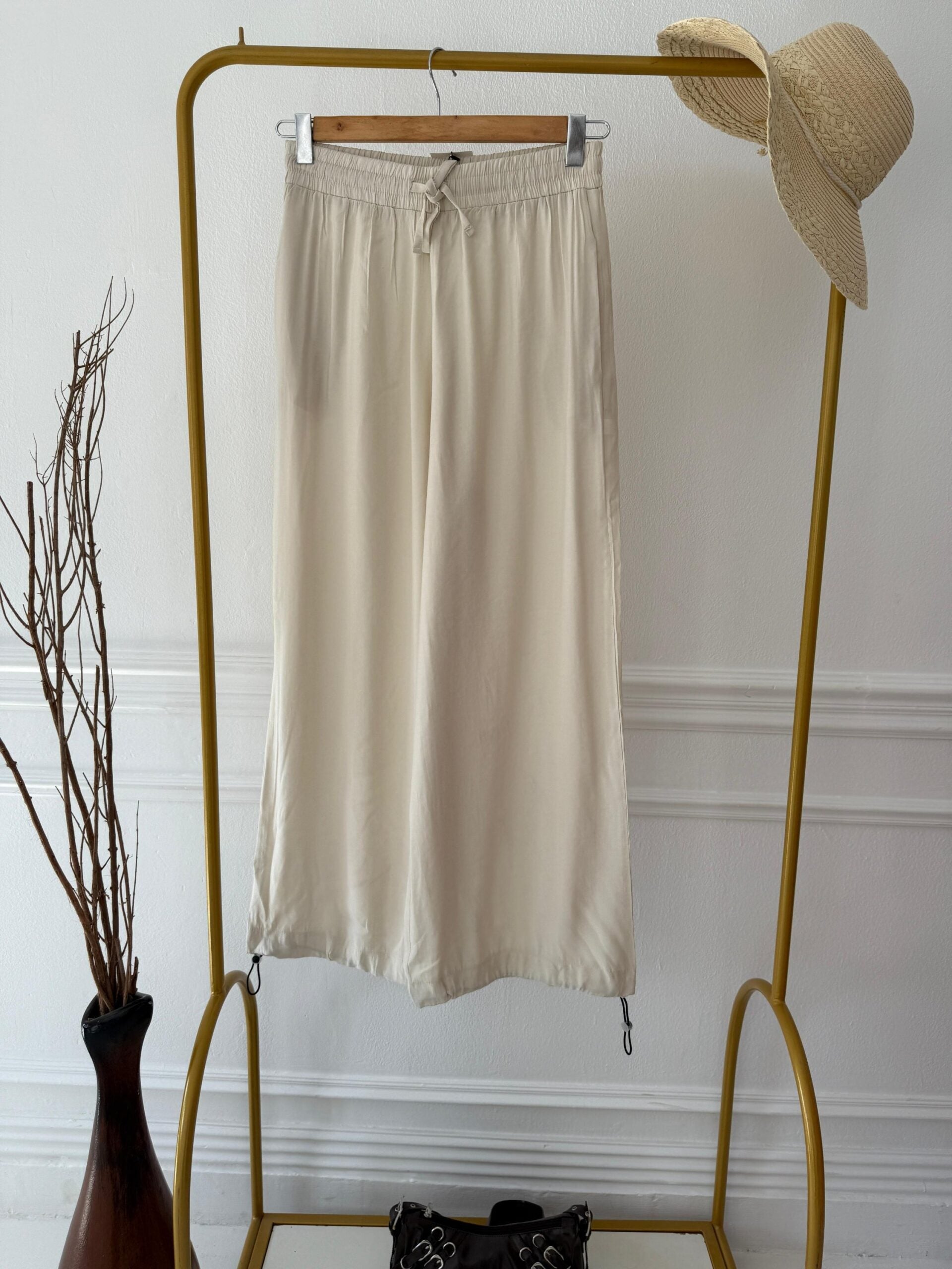 Tencel Pants - Coffee Beige - Amenaa