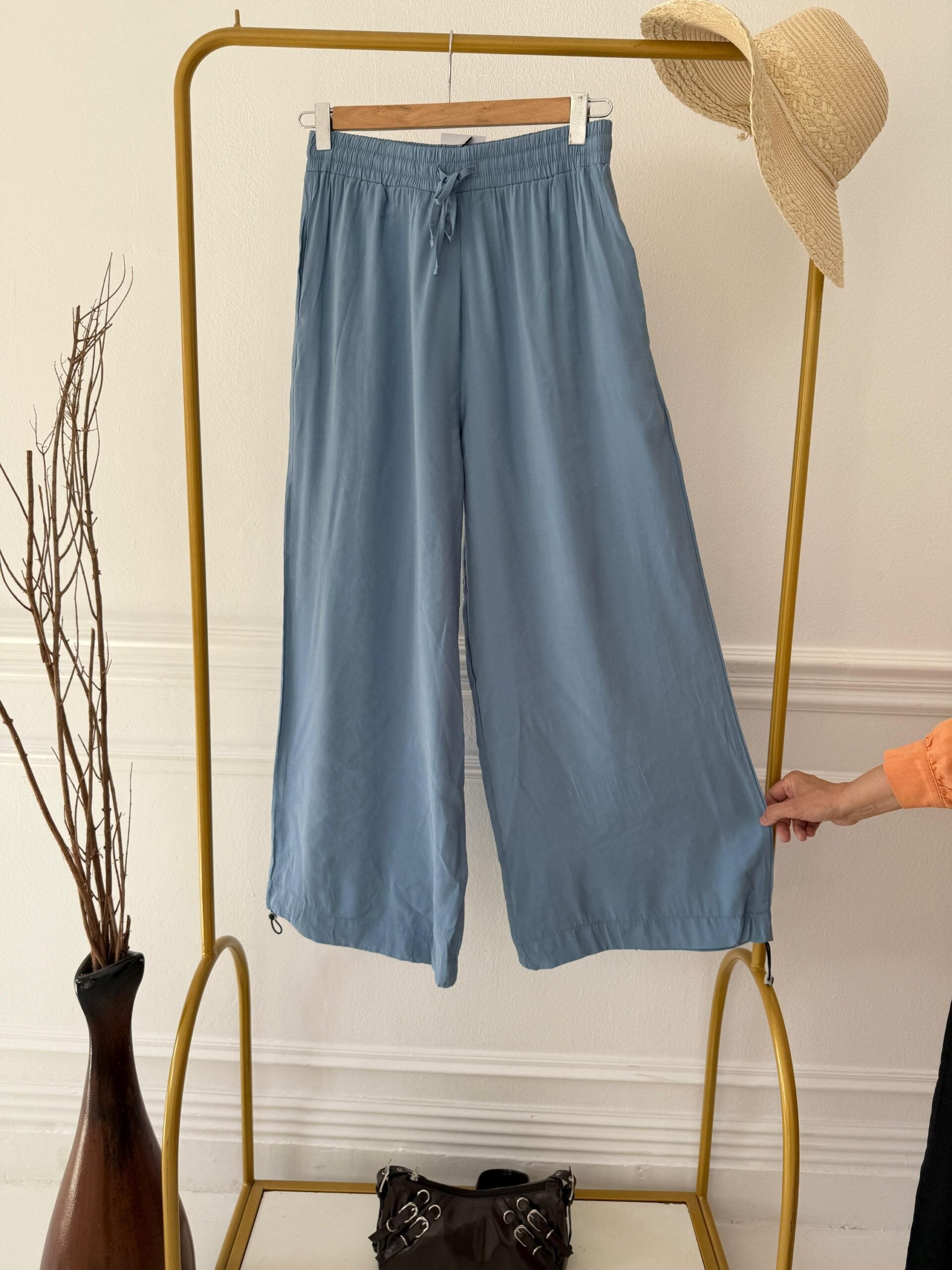 Tencel Pants - Black - Amenaa