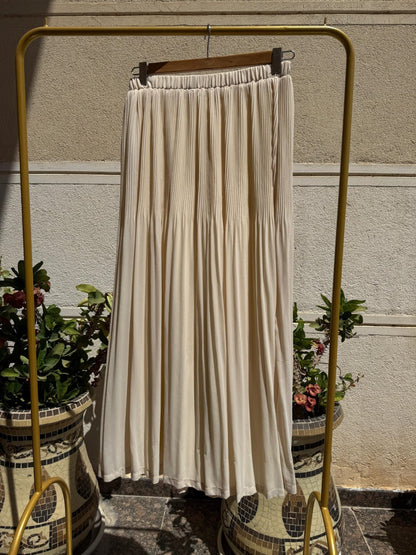 Pleated Skirt - Brown - Amenaa