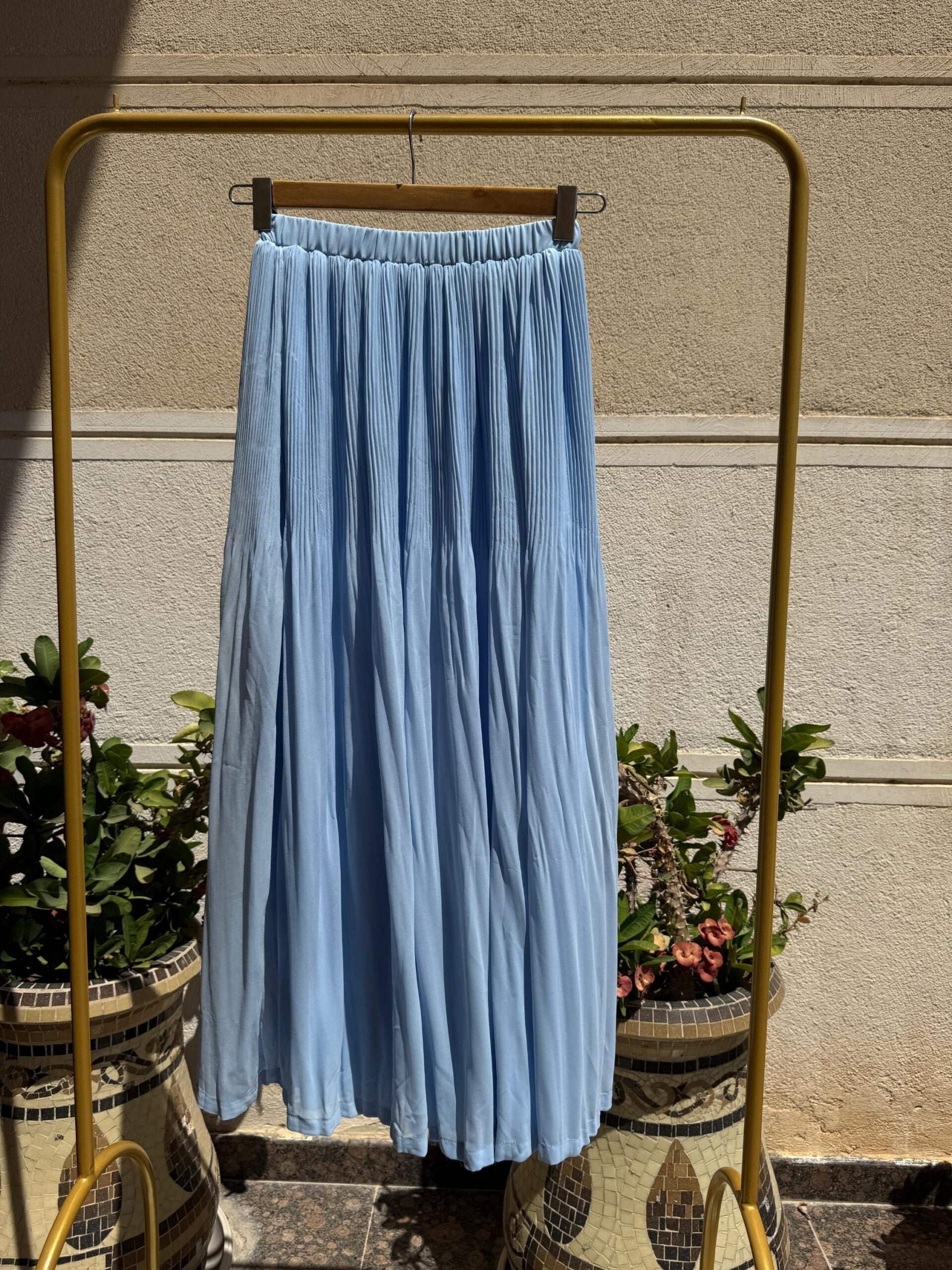 Pleated Skirt - Brown - Amenaa