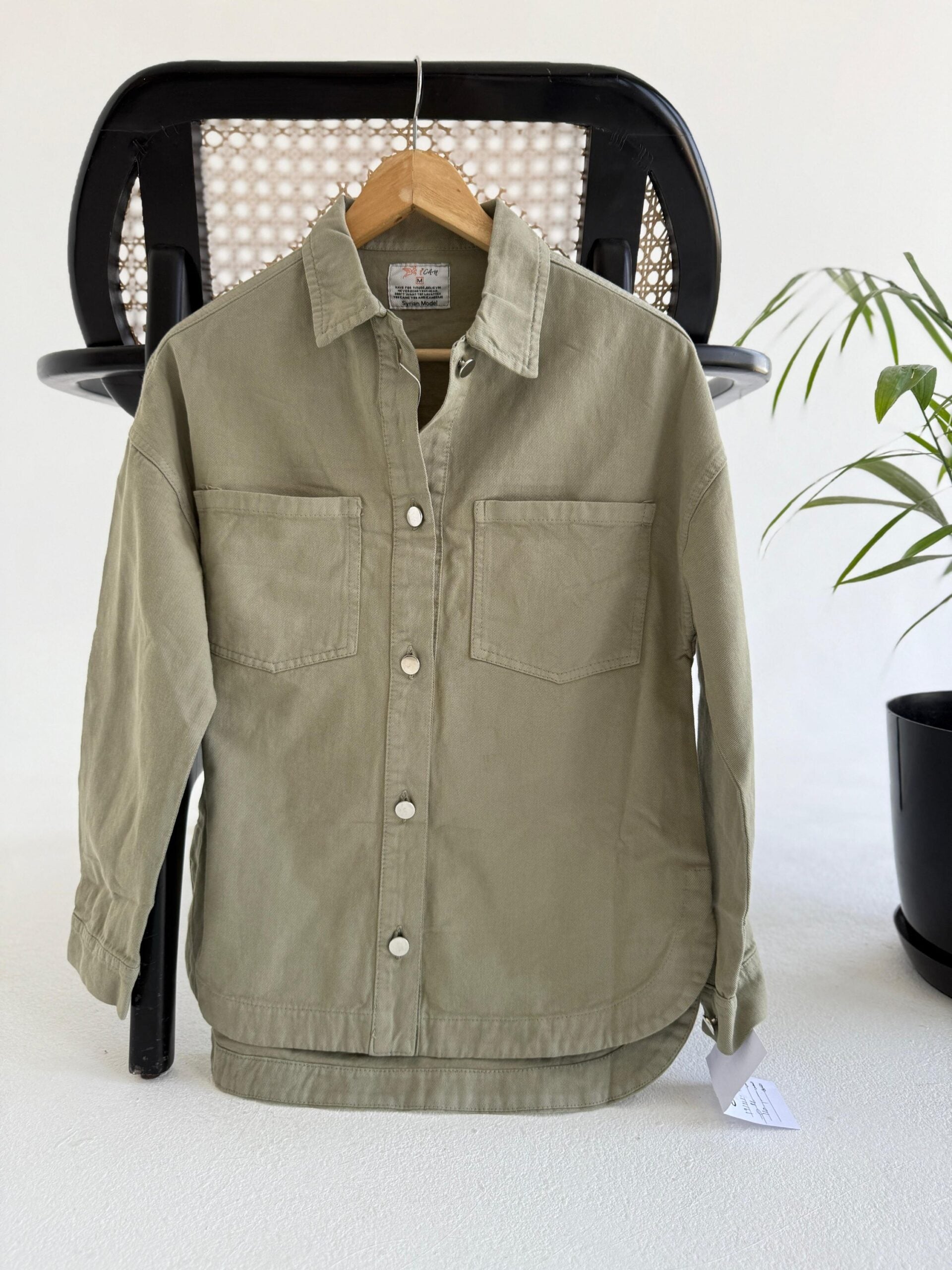 Gabardine Jacket - Aqua - Amenaa