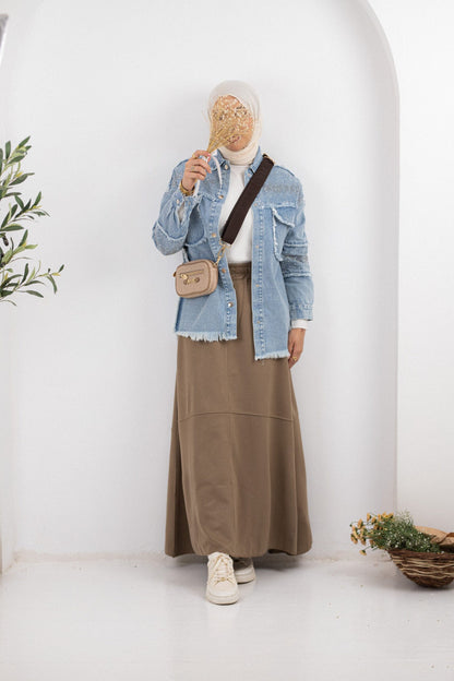 Stras Denim Jacket - Amenaa