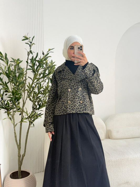 Flared Skirt  - Black