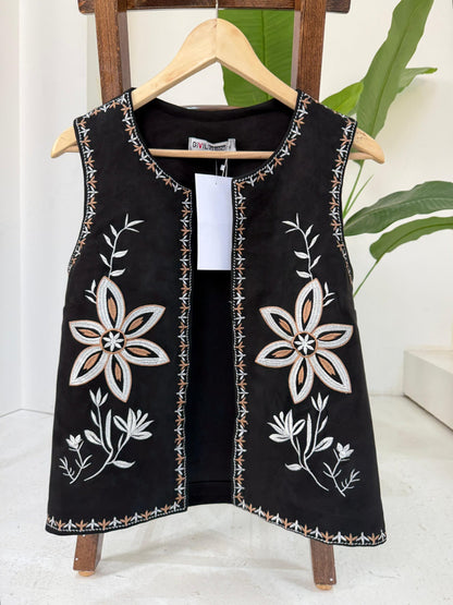 Embroidered Vest - Amenaa