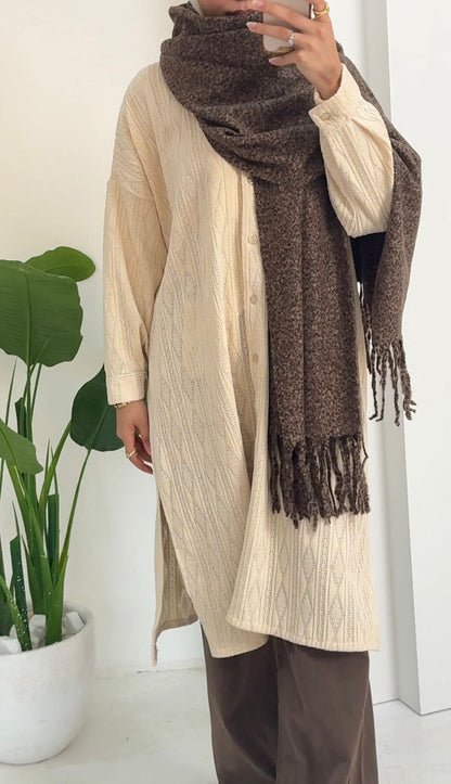 Over Sized Winter Shirt - Amenaa