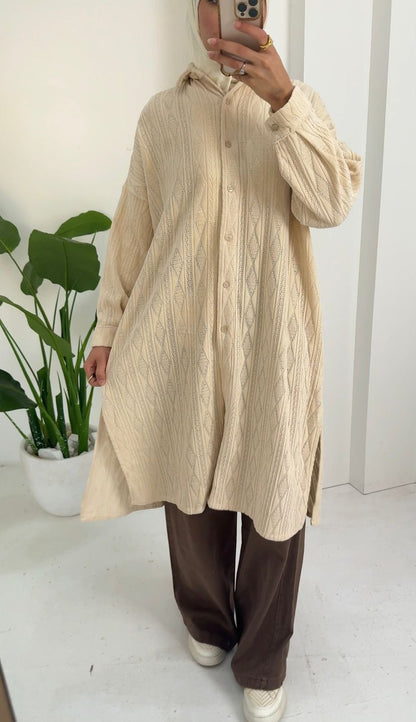 Over Sized Winter Shirt - Amenaa