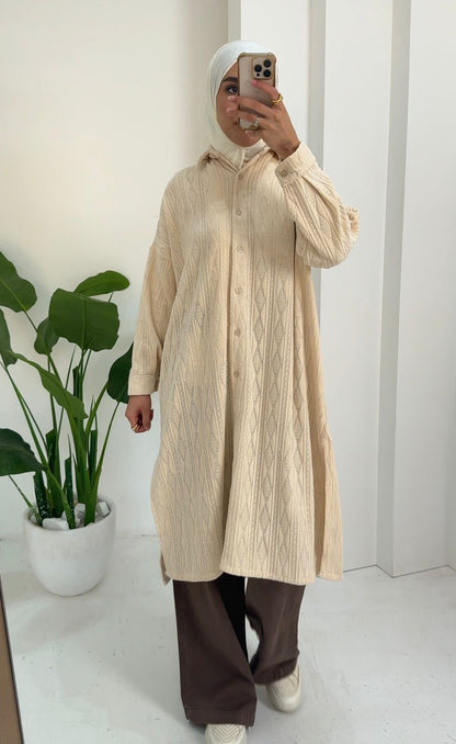 Over Sized Winter Shirt - Amenaa