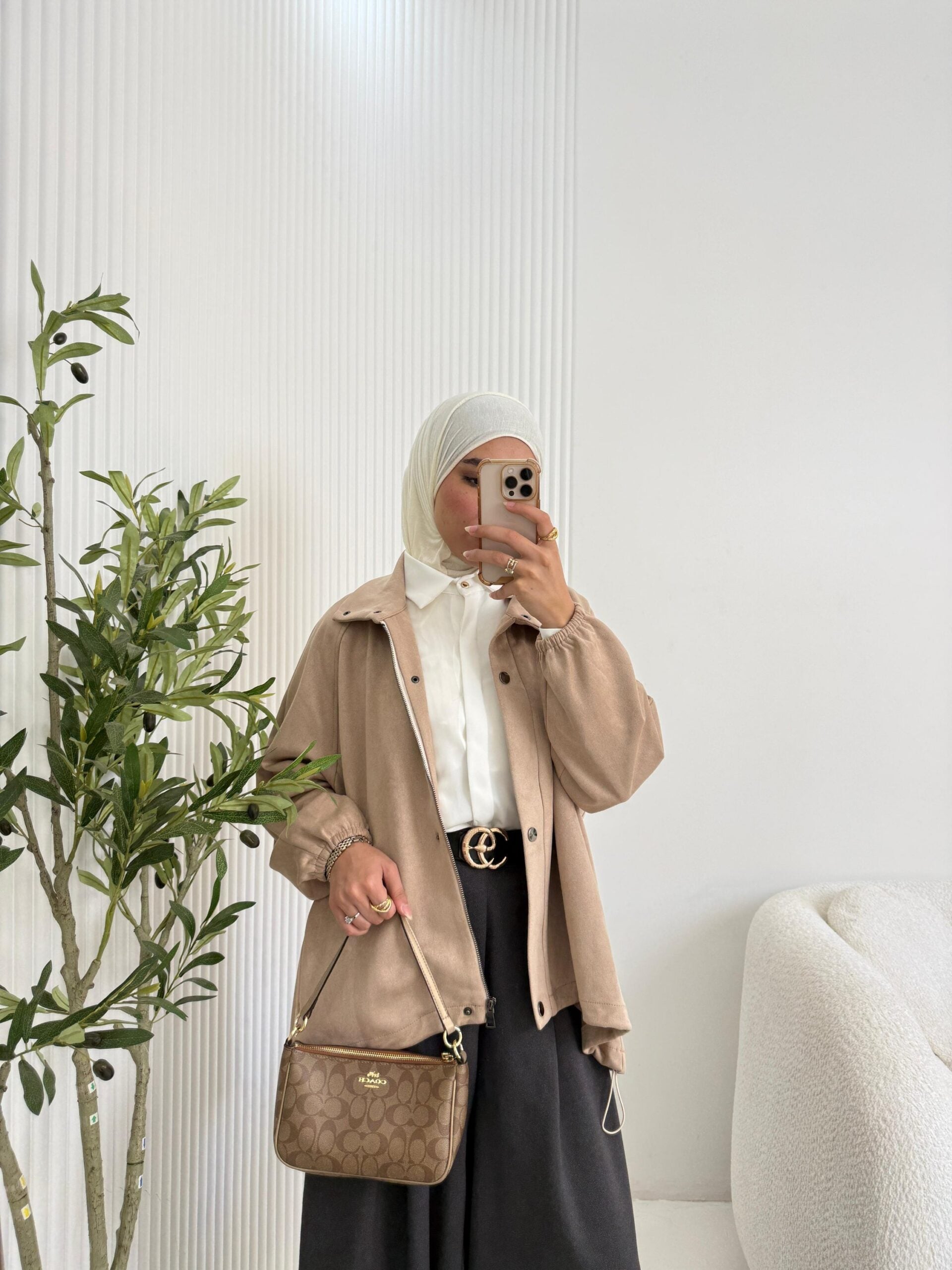 Chamois Oversize Jacket - Amenaa