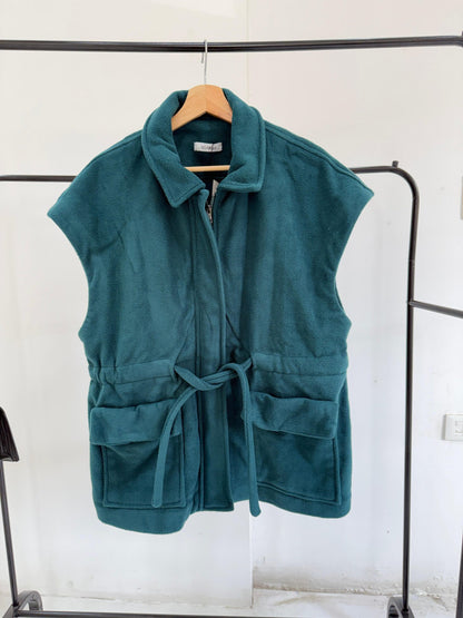 Chamois Vest - Beige - Amenaa