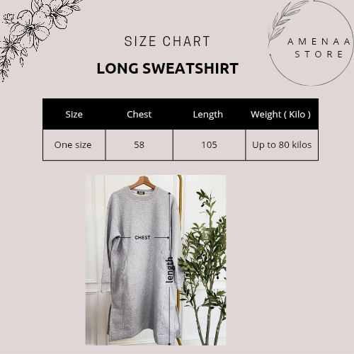 Long Sweatshirt - Amenaa
