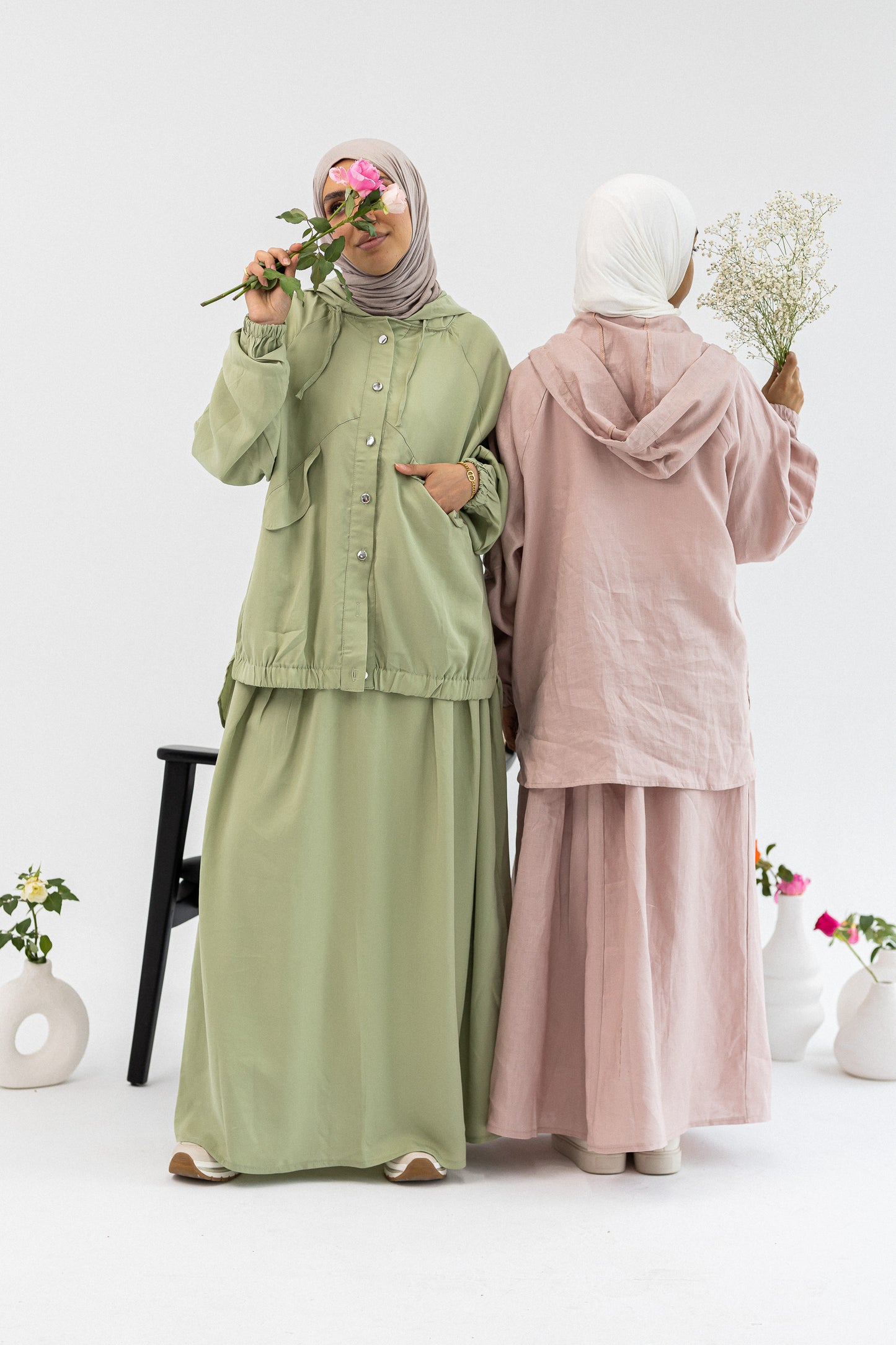 Pure Linen Pink Set