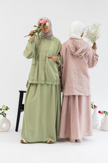 Pure Linen Pink Set