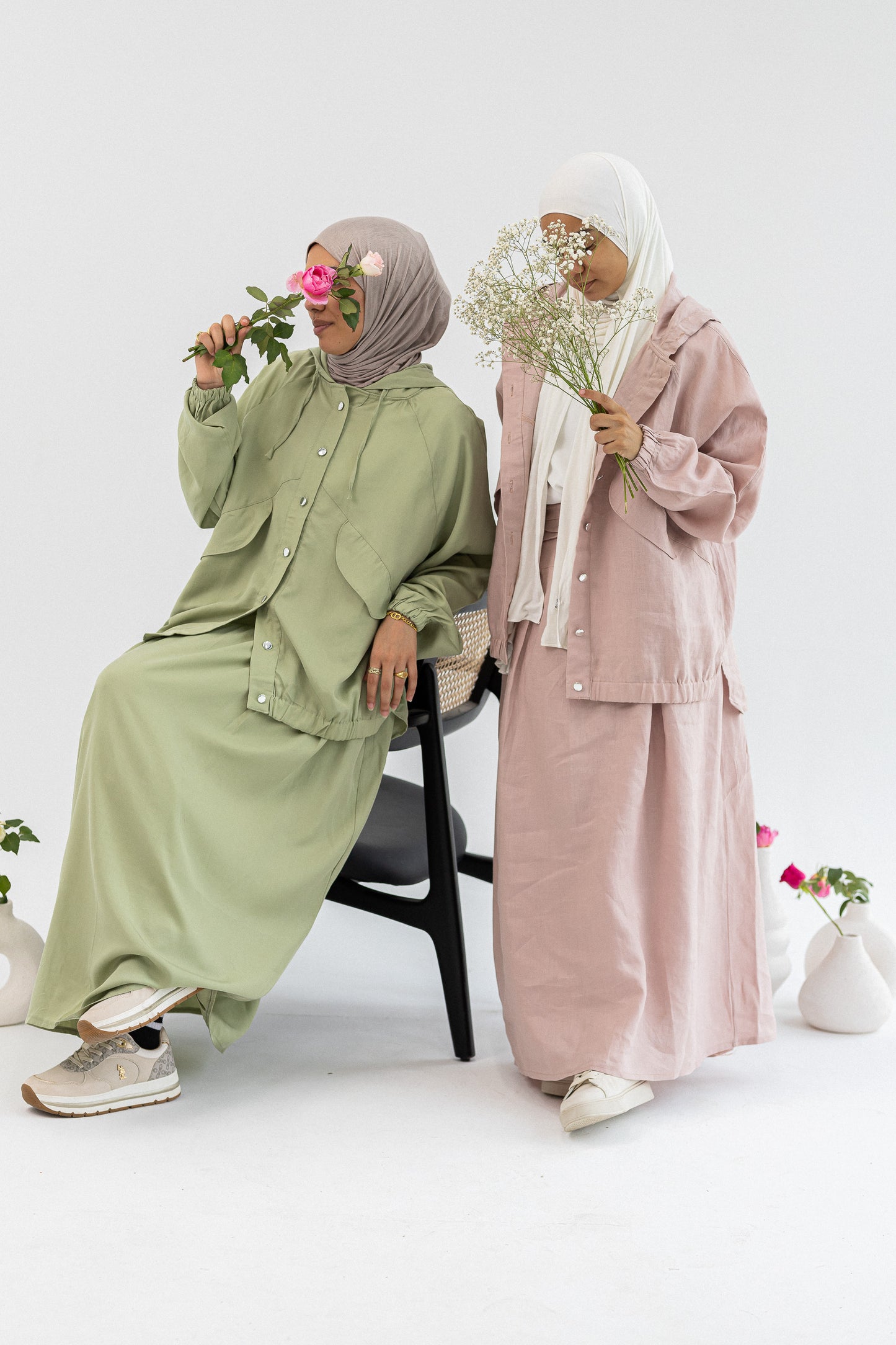 Pure Linen Pink Set