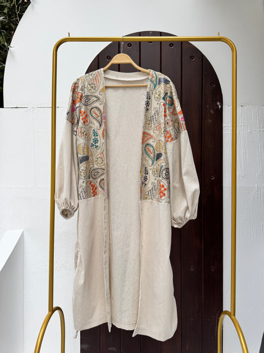 Indian Linen Kimono