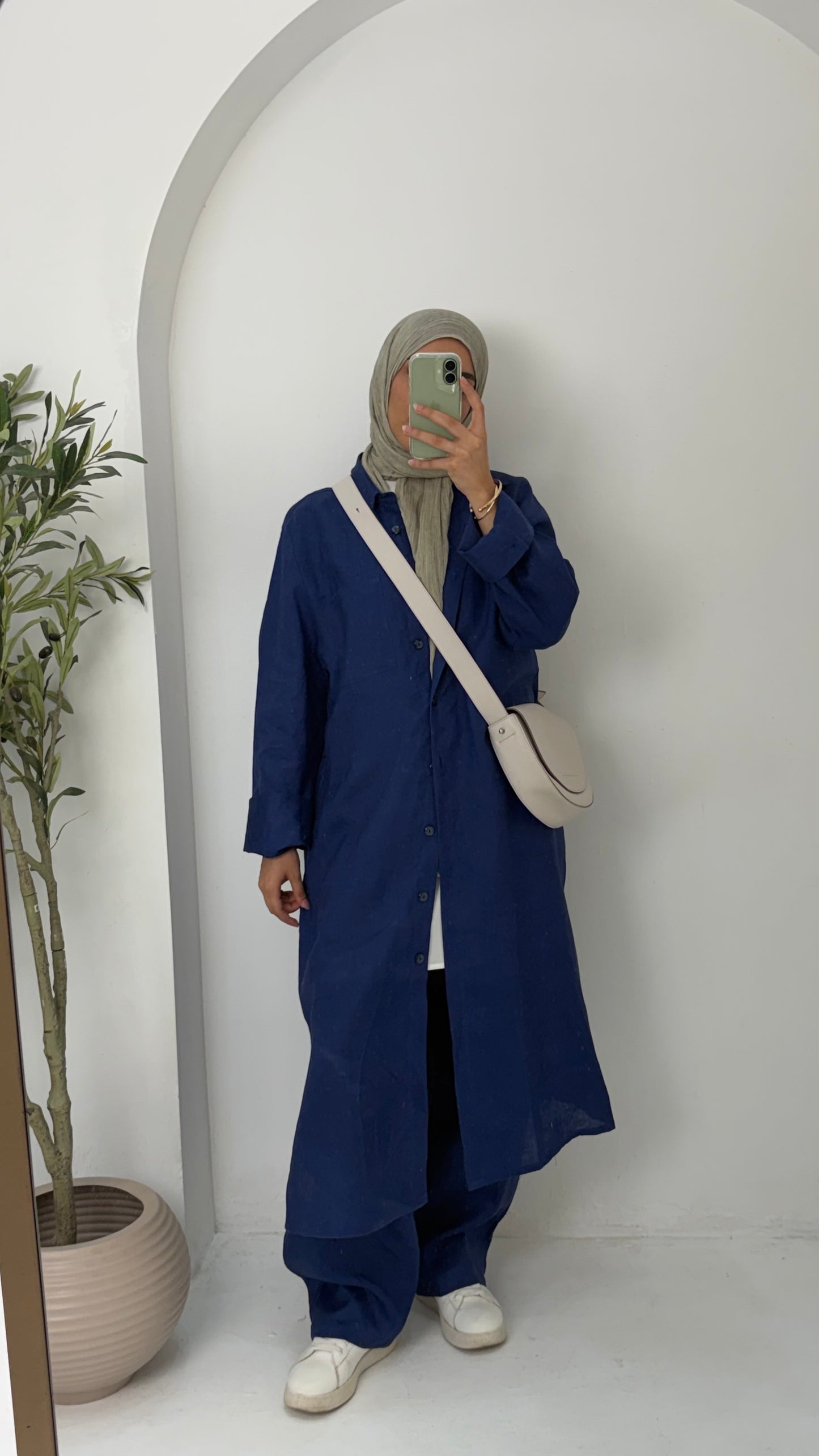 Pure linen pants
