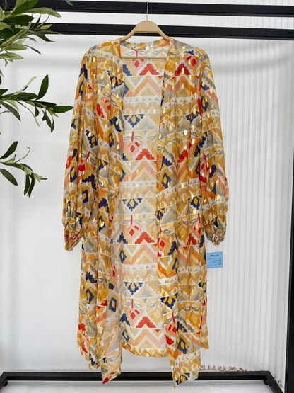 Yellow Printed Kimono 20/41/2