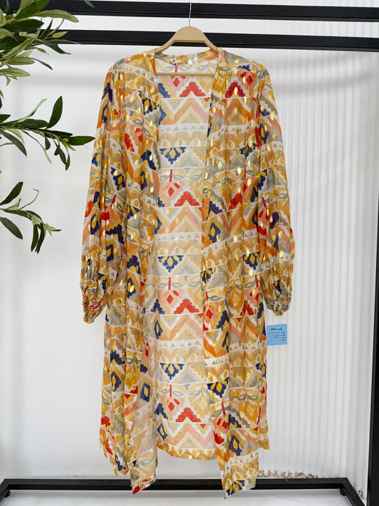 Yellow Printed Kimono 20/41/2