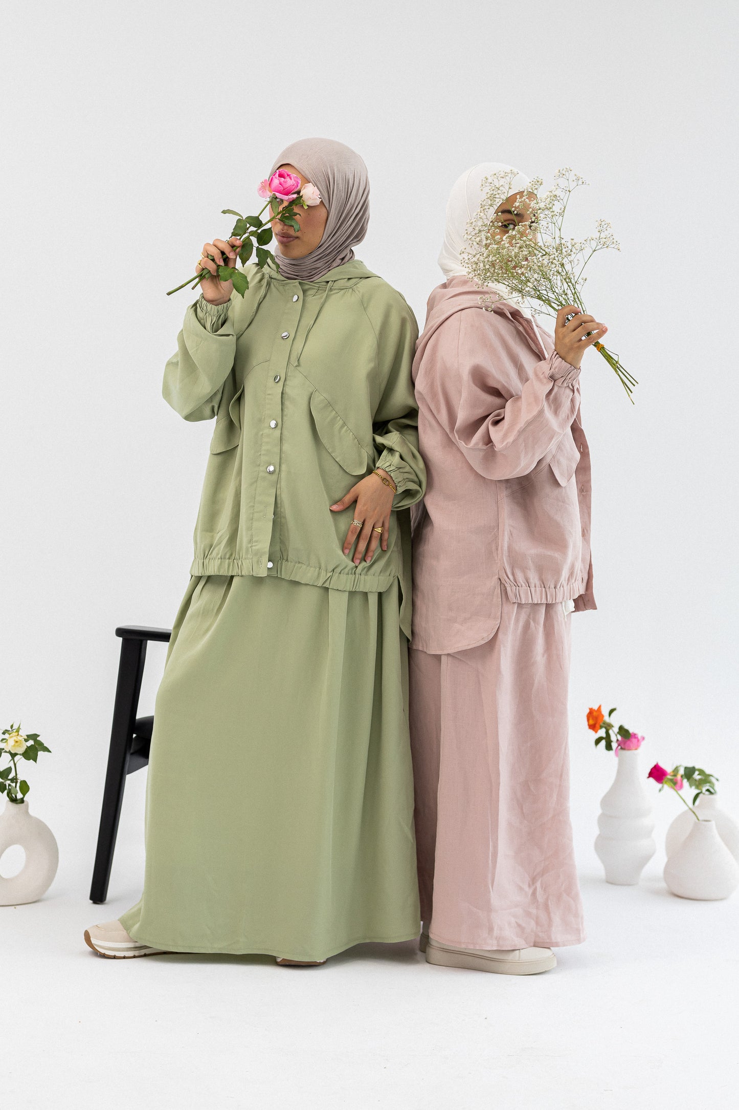 Pure Linen Pink Set
