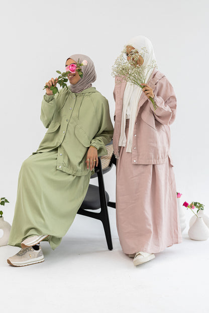 Pure Linen Pink Set