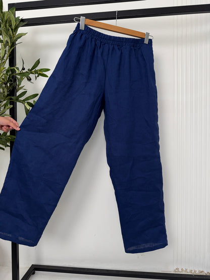 Pure linen pants