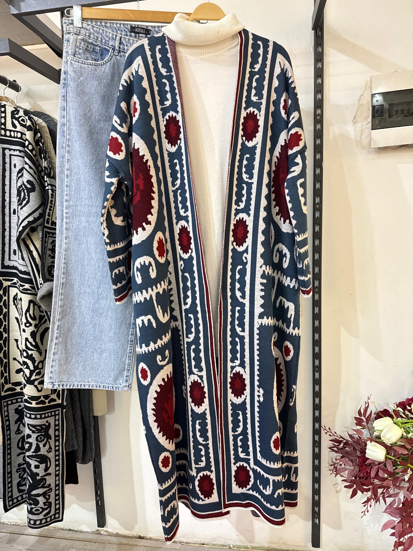 Long Knitted Kaftan - Amenaa