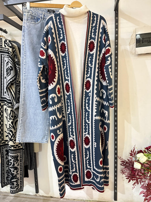 Long Knitted Kaftan - Amenaa