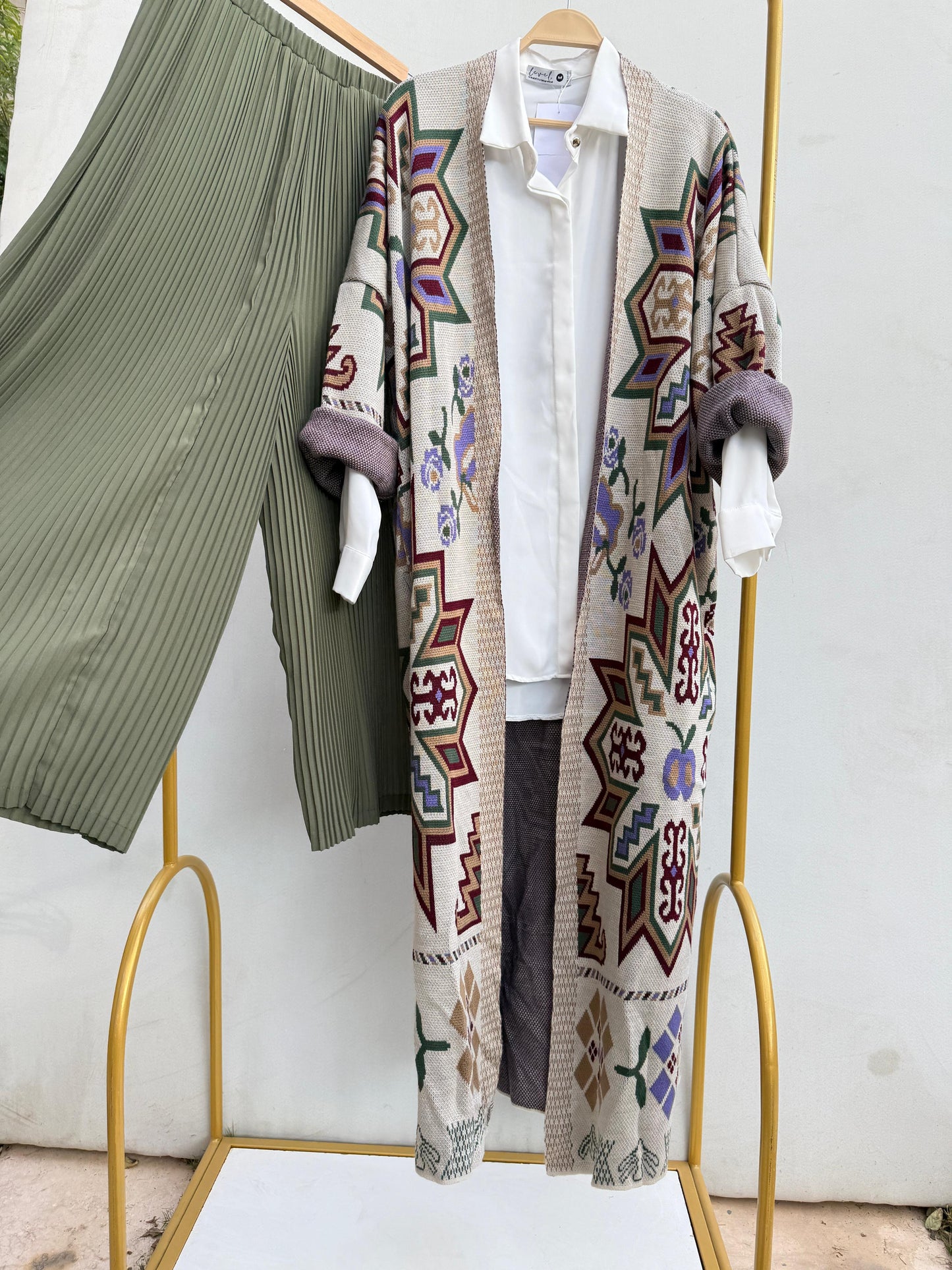 Boho Knitted Kaftan - Amenaa