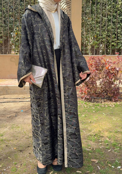 Golden Veil Kaftan - Amenaa