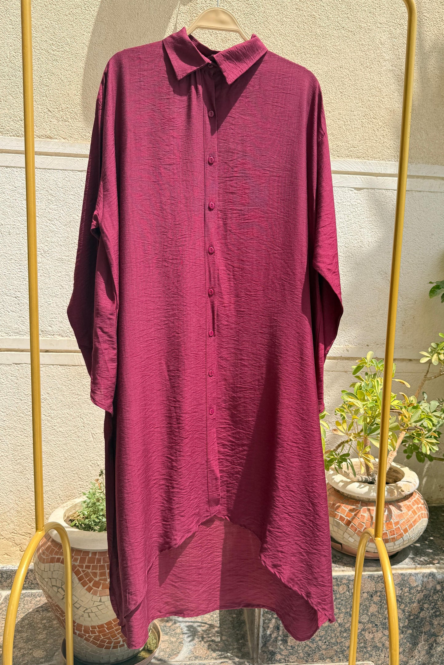 High Low Shirt dress