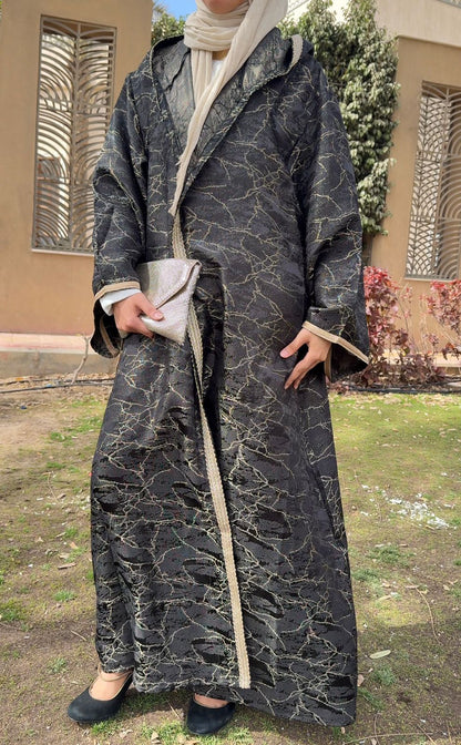 Golden Veil Kaftan - Amenaa