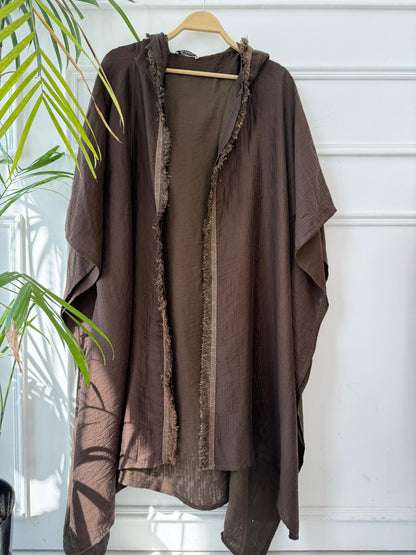 Light summer kimono by Amenaa in size 40/41, featuring a flowy fabric and floral pattern perfect for warm weather wear.