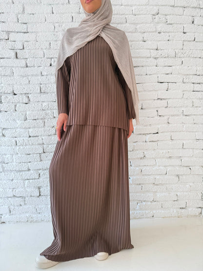 Pleated Skirt Set